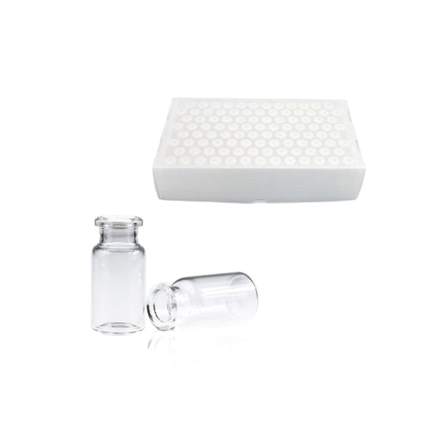 Borosilicate Glass Standard Crimp Headspace Vial, 10ml Capacity, Pack of 100