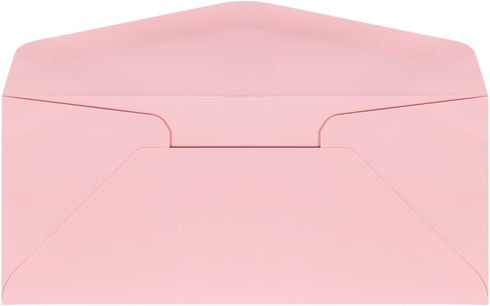 JAM PAPER #10 Business Premium Envelopes, 4 1/8 x 9 1/2, Baby Pink Pastel - 100/Pack