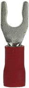 Install Bay RVST8 Red Spade Terminal Vinyl Connector, 22/18 Gauge #8, 100-Pack