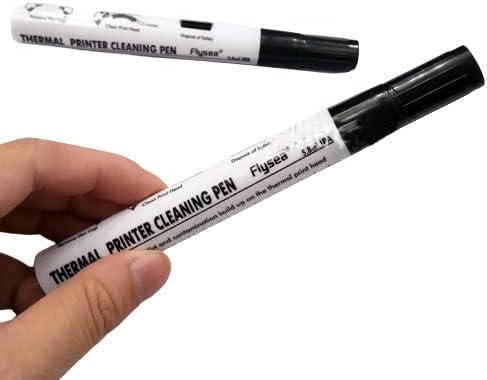 IPENNY Pack 5 Thermal Printer Cleaning Pen Printhead Cleaner Kit for Electronic Face Sheet Print Head Alcohol Cleaning