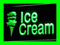 ADVPRO i113-g Open Ice-Cream Cafe Mini Bar NR Neon Light Signs