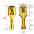 Baomain 1/4 inch Female Spade Quick Splice Crimp Terminals, Non Insulated, Pack of 100