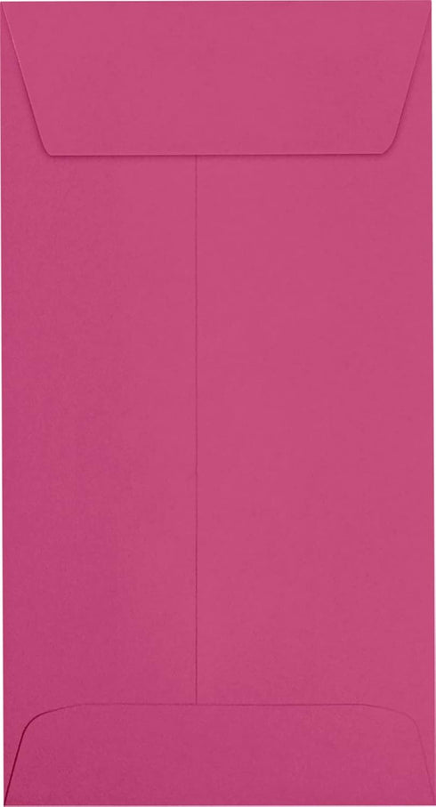 LUXPaper #7 Coin Envelopes | Peel & Press | 3 1/2" x 6 1/2" | Magenta Pink | 80lb. Text | 50 Qty by LUXPaper