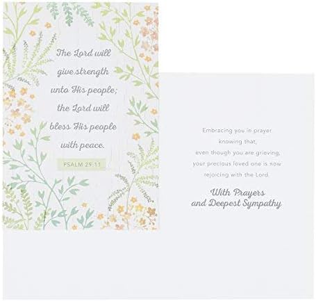 DaySpring Sympathy Boxed Cards - King James Version, 12 Assorted Cards with Scripture, 60938