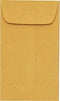 LUXPaper #6 Coin Envelopes, Brown Kraft, 50 Qty