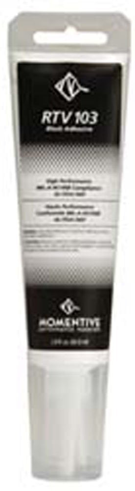 Momentive RTV103 One Part Silicone Sealant, 2.8 Ounce Tube, Black