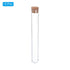 PATIKIL 30ml Clear Plastic Test Tubes with Cork Stoppers, 5Pcs 150x20mm for Lab Use, Candy Storage