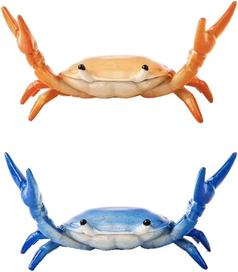 Opexicos Crab Shaped Pen Holder - Weightlifting Design, Bright Colors, Animal Simulation