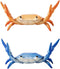 Opexicos Crab Shaped Pen Holder - Weightlifting Design, Bright Colors, Animal Simulation