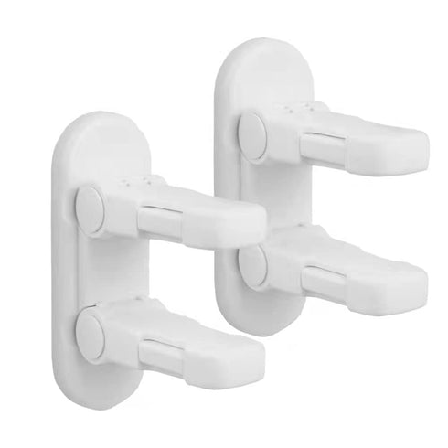 Flowden Improved Childproof Door Lever Lock2 PackPrevents Toddlers from Opening Doors. Durable ABS