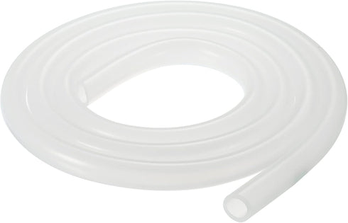 DMiotech 10mm ID 14mm OD 5 Feet Translucent Silicone Tube for Water Air Pump, Industrial Silicone Tubing