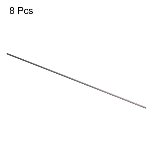uxcell 8Pcs Carbon Fiber Tube 1 x 2 x 200mm Pultruded Carbon Fiber Tubing for RC Airplane, Kite, Quadcopter Arm
