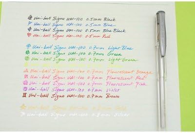 Uni-ball Signo UM-100 Gel Ink Pen, 0.5 mm, 10 Pcs (Black)