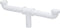 EZ-Flo 1-1/2 Inch x 16 Inch Kitchen Sink End Waste Center Outlet with Baffle, White Polypropylene, Slip Joint Connection