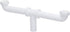 EZ-Flo 1-1/2 Inch x 16 Inch Kitchen Sink End Waste Center Outlet with Baffle, White Polypropylene, Slip Joint Connection