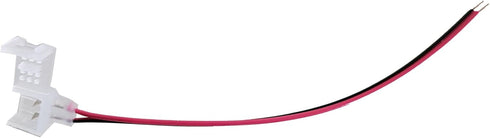 LESHOW 10Pcs 12V 6x12mm Solderless LED Neon Flex Connector Kit, Waterproof Quick-Install Clips for Rope Light, Secure
