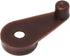 Glass Retainer Clips 5mm Cabinet Glass Clips with Screws for Fixing Glass Cabinet Doors (50, Brown)