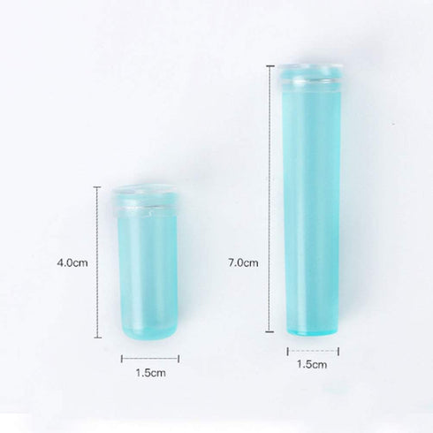 200Pcs 4cm Garneck Floral Water Tubes Vials Stem Rose Water Container Tubes Flower Nutrition with Cap for Flower