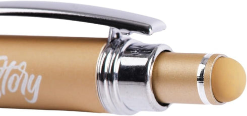 Swanson Christian Products Write Your Story, Blue Ink Retractable Stylus Tip Ballpoint Pen, Touch-Screen Stylus Tip,