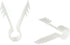 THE CIMPLE CO Stucco and Drywall Cable Clips, Push-in Masonry Anchors for Coaxial and Ethernet Cables