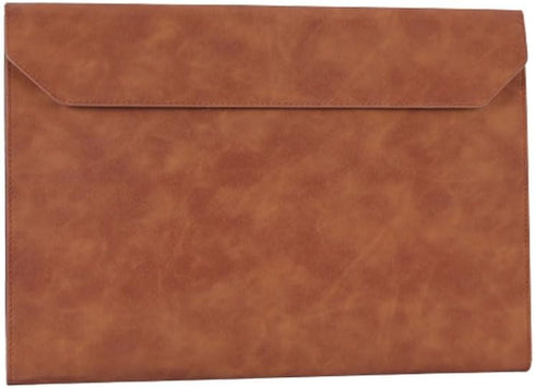 Vintage Leather Folder, Document Briefcase for Office and Work Essentials, Handmade, Brown
