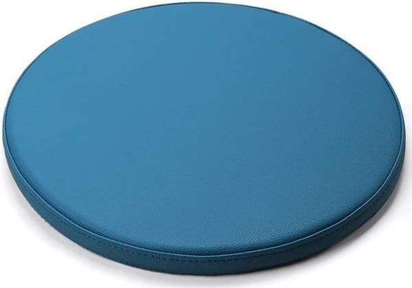 JIQHOHX 1/2/4 Packs Detachable Seat Cushion, Leather Round Chair Cushion/Memory Foam Dining Chair