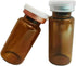 10ml Glass Bottle, Sterile Transparent Vial, Lab Sample Vial with Self Healing Injection Port, Flip Off Aluminum Cap