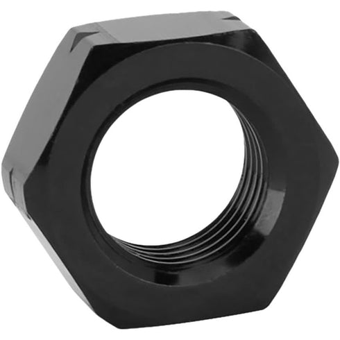 Speedway Motors 1/2-20 12 Pack 7075 3/4 Inch Black Aluminum Jam Nuts Fine Thread Includes RH and LH Alloy Hex for Heim