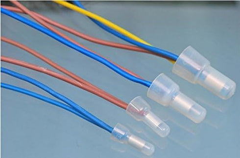Rextin 1000pcs Transparent CE5 Protective Closed End Wire Crimp Connector Cap (1000pcs) by REXTiN