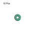 uxcell Fluorine Rubber O-Rings, 5.5mm OD 1.7mm ID 1.9mm Width FKM Seal Gasket for Machinery Plumbing, Green, Pack of 10