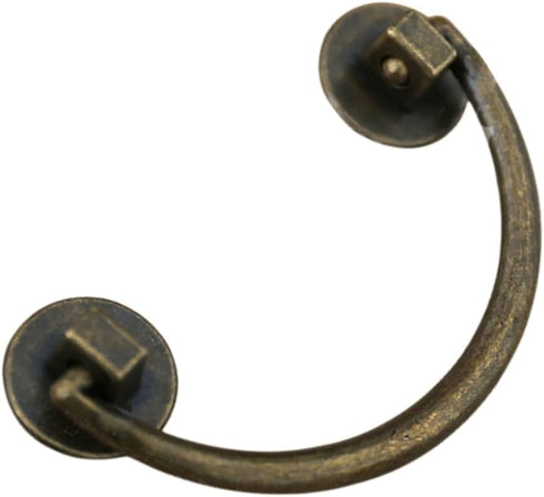WenRan Bronze Coffee Table Drawer Handles Zinc Alloy Double Hole Nightstand Closet TV
