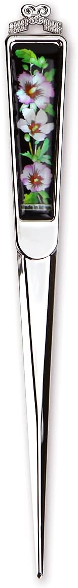 Envelope Opener Cutter Knife: 168mm Decorative Letter Opener for Envelopes, Rustproof Iron, Anti-Fingerprint (Rose of