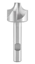 Accusize Industrial Tools 3/8'', H.S.S. Corner Rounding End Mills, 1/2'' Shank Dia