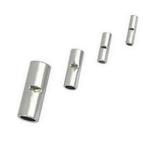 Stranded Wire Butt Connector, 3 Types Gauge Bullet Type Butt Crimp Terminals AWG 4,6,8 for Automotive/Boat/Truck