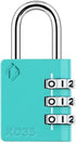 XD35 Combination Lock, 3-Digit Padlock for School, Gym, Sports Locker Lock, Outdoor, Toolbox, Case Storage (1-Pack)