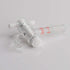 StonyLab Vacuum Flow Control Adapter with PTFE Stopcock - 14/20 Joint and Bent Hose Connection for Lab Supply
