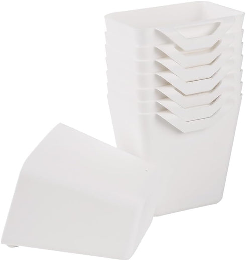 Tonxus 8 Pack Hanging Cup Holders, Multipurpose Rolling Cart Accessories Utility Cart Accessories