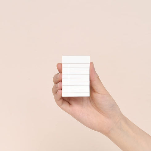 Monolike Basic Line Orange Sticky-it, 6p Set Self-Adhesive Memo Pad, 50 Sheets