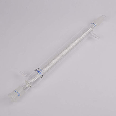 Borosilicate Glass Graham Condenser with 24/40 Joint, 300mm Jacket Length, Lab Glass Condenser