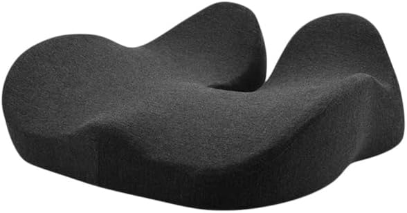 Seat Cushion Orthopedic Memory Foam Back Relief Pillow for Office Chair, Car