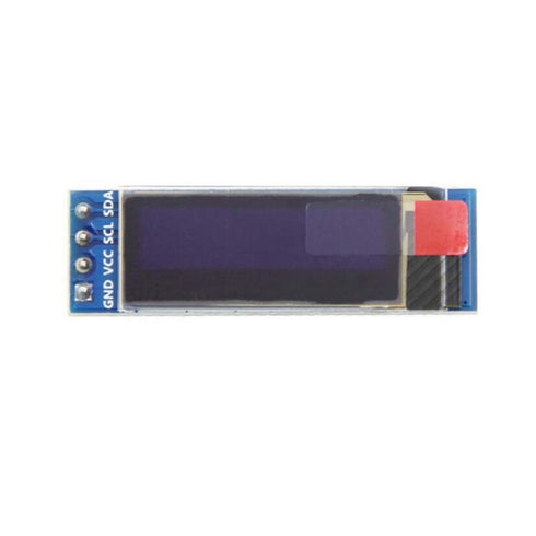 Senzooe 0.91 inch 128 32 OLED display module x serial screen IIC interface (screen blue)