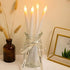 Pssopp 2pcs LED Taper Candles, Flameless Electronic Candle Light for Festivals and Parties