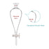 StonyLab Borosilicate Glass 500 ml Heavy Wall Conical Separatory Funnel with 24/29 Joints and PTFE Stopcock
