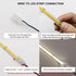 2-Pin 8mm COB LED Strip to Wire Connector, Unwired Clips Solderless Adapter for High Density LED Strip Lights