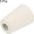 MECCANIXITY 5 Pieces Rubber Tapered Plug, 15mm to 20mm with Hole Test Tubes Bungs Stopper