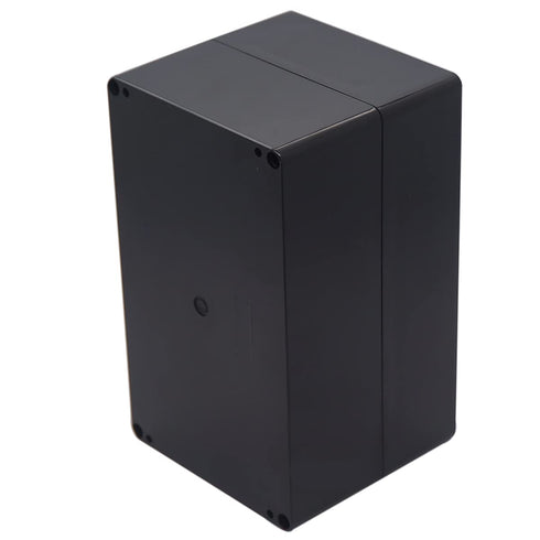 Project Box IP65 Waterproof Junction Box, Black ABS Plastic Electrical Boxes DIY Project Case Power Enclosure
