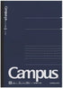 KOKUYO Campus Pre-Dotted Notebook, A5-dotted 6 mm Rule - 30 Lines X 50 Sheets - 100 Pages, Pack of 5 Dark Blue