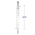 Borosilicate Glass Allihn Condenser with 24/40 Joint, 400mm Jacket Length Lab Glass Condenser