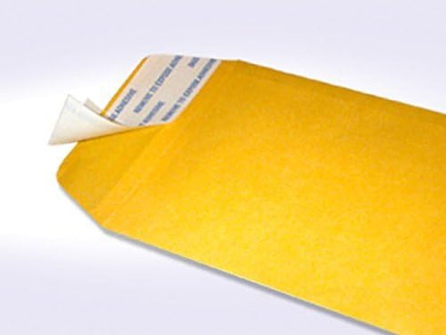 NextDayLabels - # 7 Coin Brown Kraft Envelopes, Peel & Seal, for Small Parts, Cash, Pack of 50