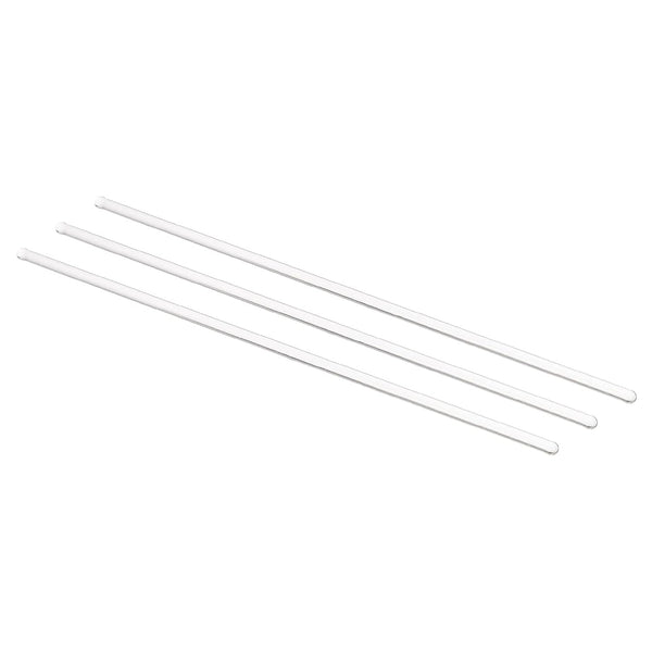 MECCANIXITY 3.3 Borosilicate Glass Stick, 7.87" Length, 4mm Dia Stir Rod Mixing Tools for Lab Kitchen Science 3Pcs